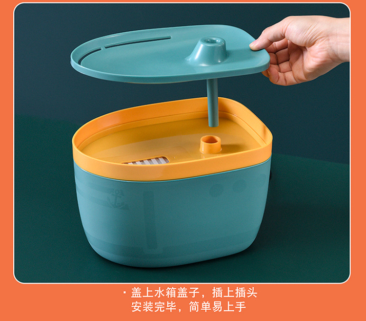 Cat water dispenser, dog water dispenser, pet automatic circulation cat water dispenser, flowing water bowl, water feeder pic 13