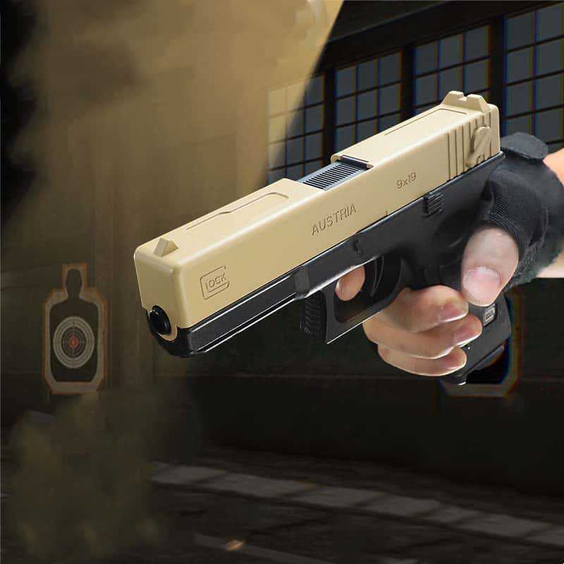 格洛克可发射软弹枪男孩模型玩具枪详情1