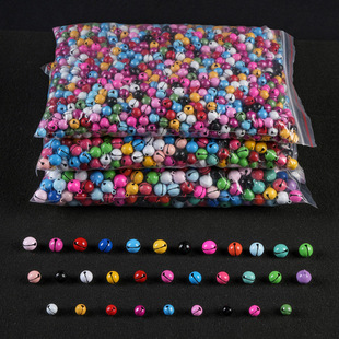 Bells, brass bells, bronze single-character bell pendants, small pendants, diy ornaments, Christmas raw copper bells pic 29