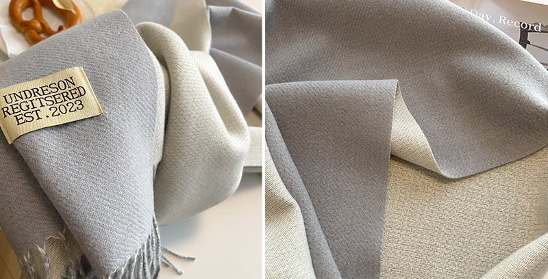 跨境双面仿羊绒围巾女冬季保暖情侣高级感中长款围脖纯色百搭披肩详情67