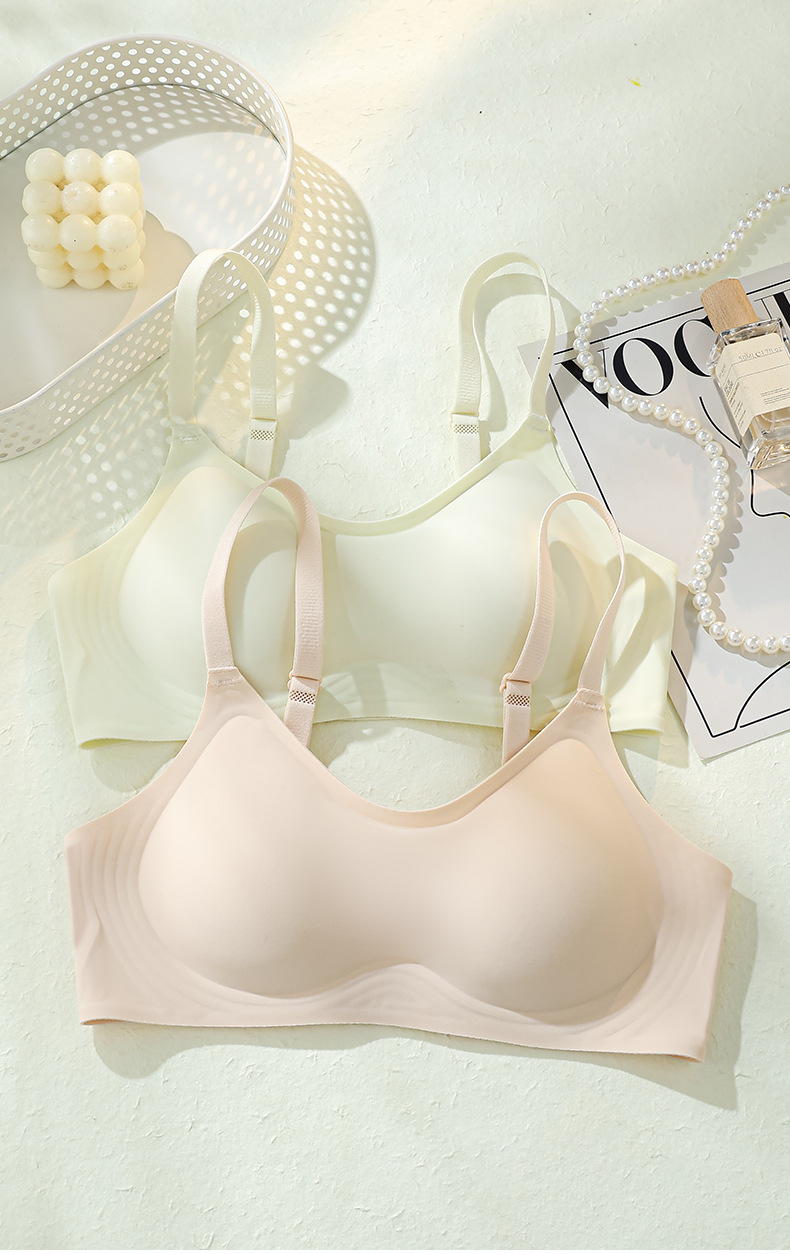 Jelly strip soft support nude seamless underwear for women, adjustable accessory breasts, anti-sagging, thin and soft bra cover without steel rings pic 11