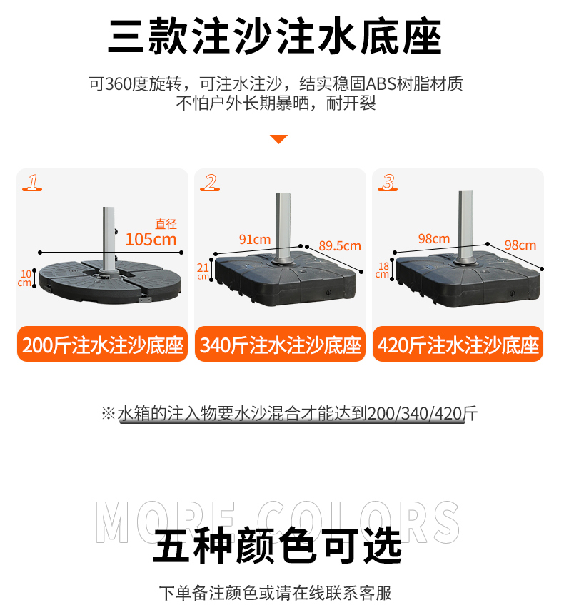 SG37户外遮阳伞庭院伞别墅大太阳伞摆摊花园商用户外伞露台室外罗详情49