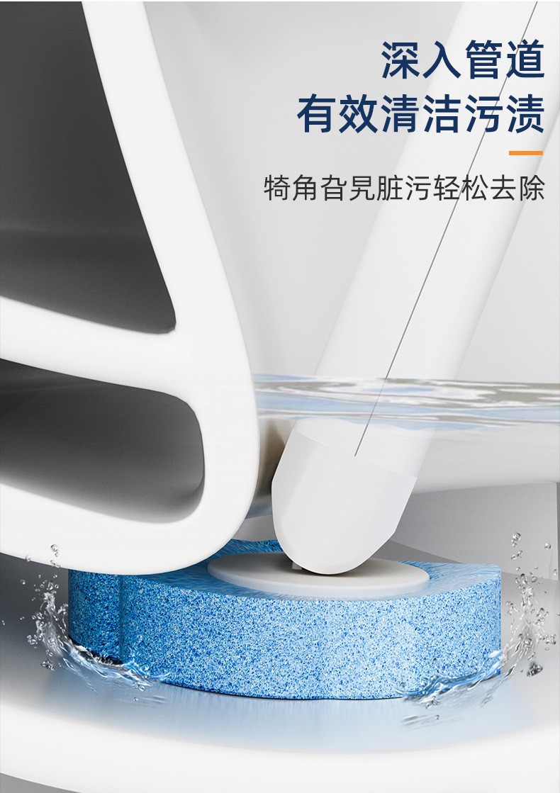 一次性马桶刷套装卫生间无死角无菌家用可抛替换清洁刷头厕所刷子详情2