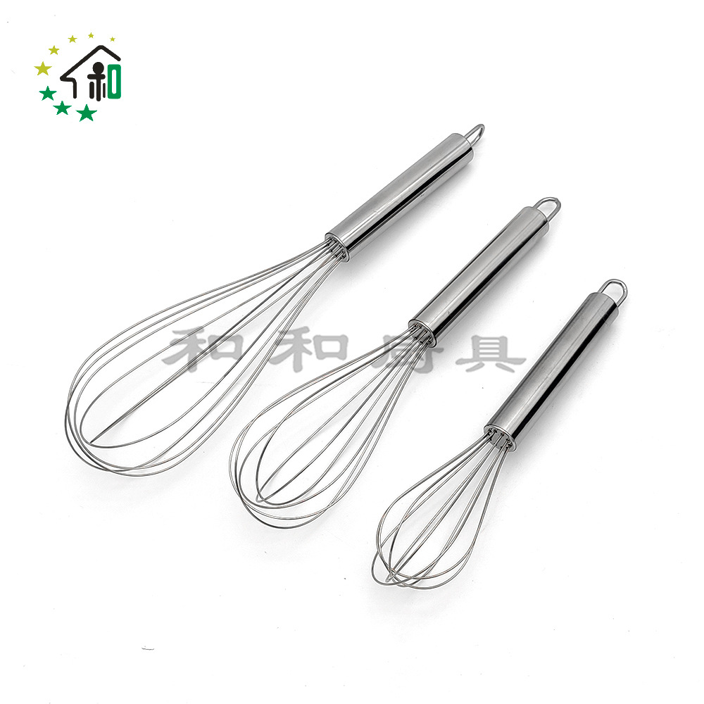 不锈钢打蛋器手动5线手动搅拌棒鸡蛋搅蛋器烘焙工具 Egg beater详情9