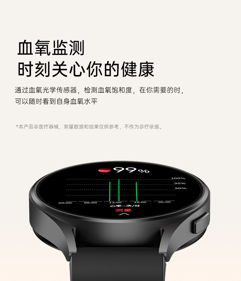 亚马逊跨境热销WATCH6 mini运动百搭智能手表健康提醒密码锁屏NFC详情8