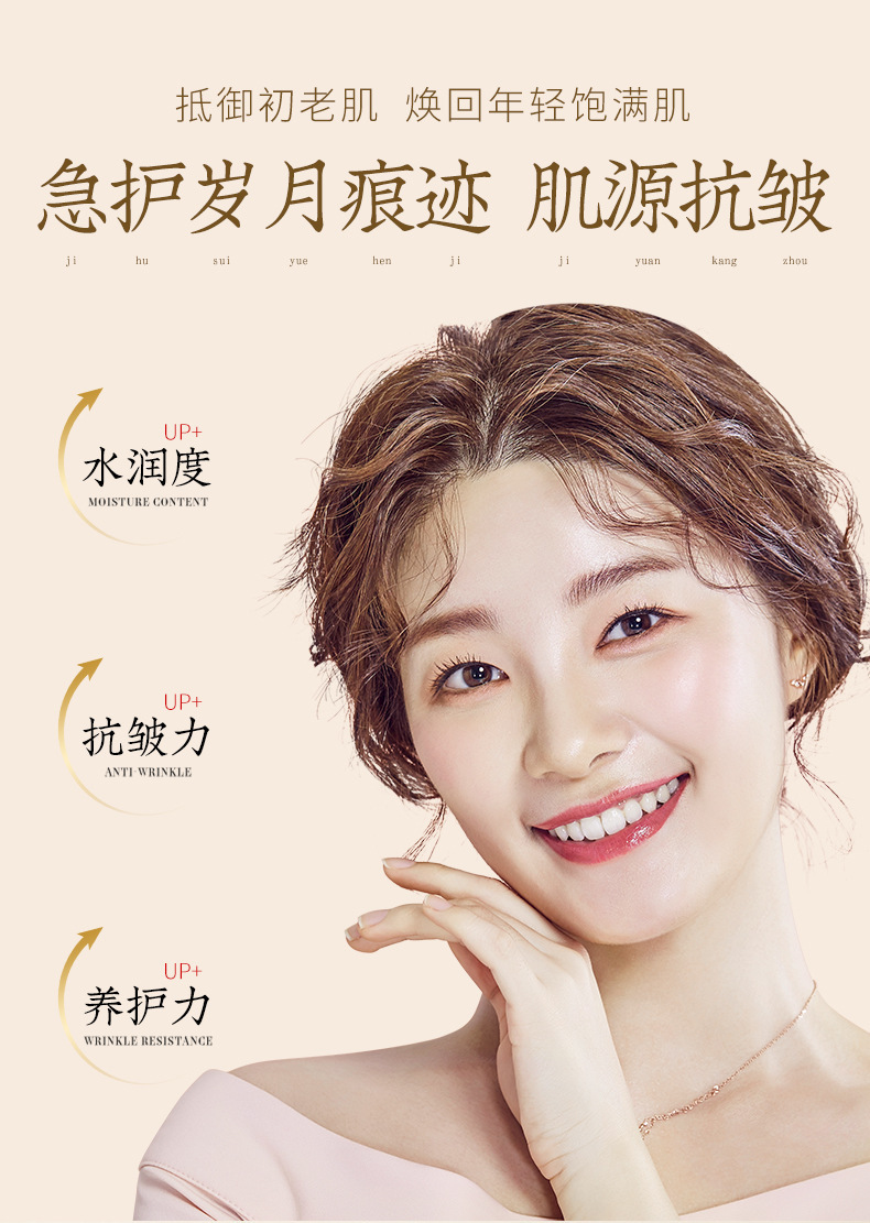 依漾山参抗皱护肤品七件套盒补水保湿滋润提亮面部套装正品批发详情24