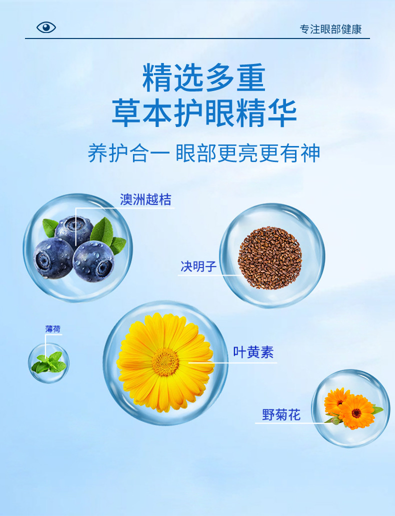 恒迪叶黄素护眼贴盒装家用眼贴缓解眼疲劳冷敷眼贴艾草眼贴护眼贴详情7