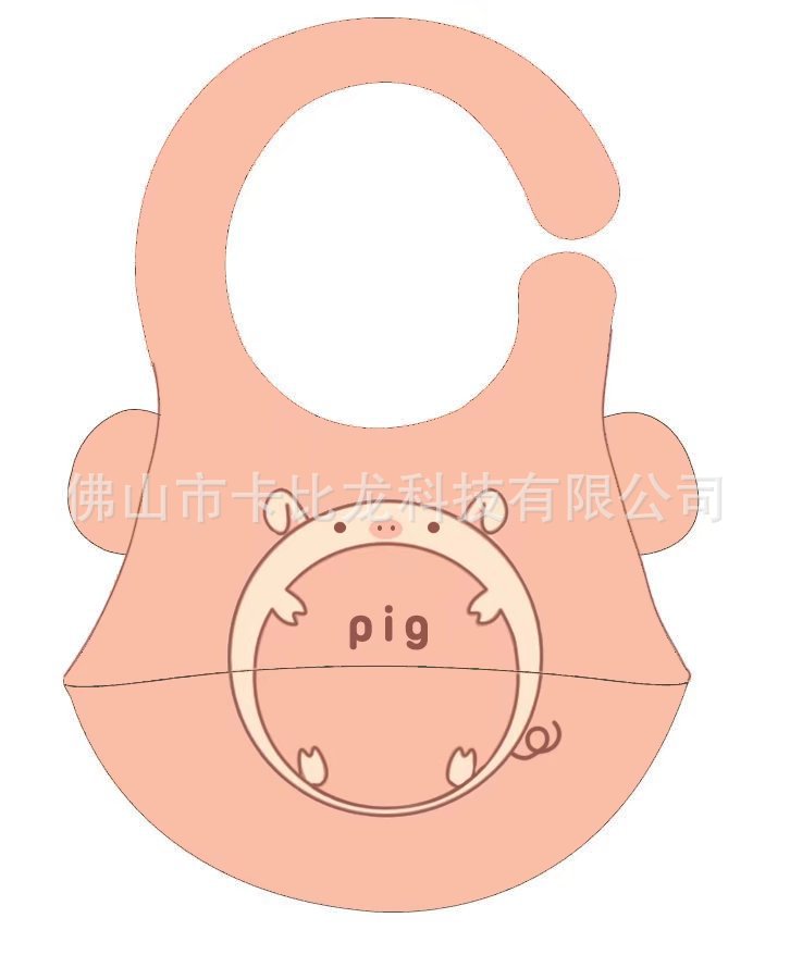 现货出售硅胶围兜    宝宝吃饭兜  FDA品质    工厂直销详情11