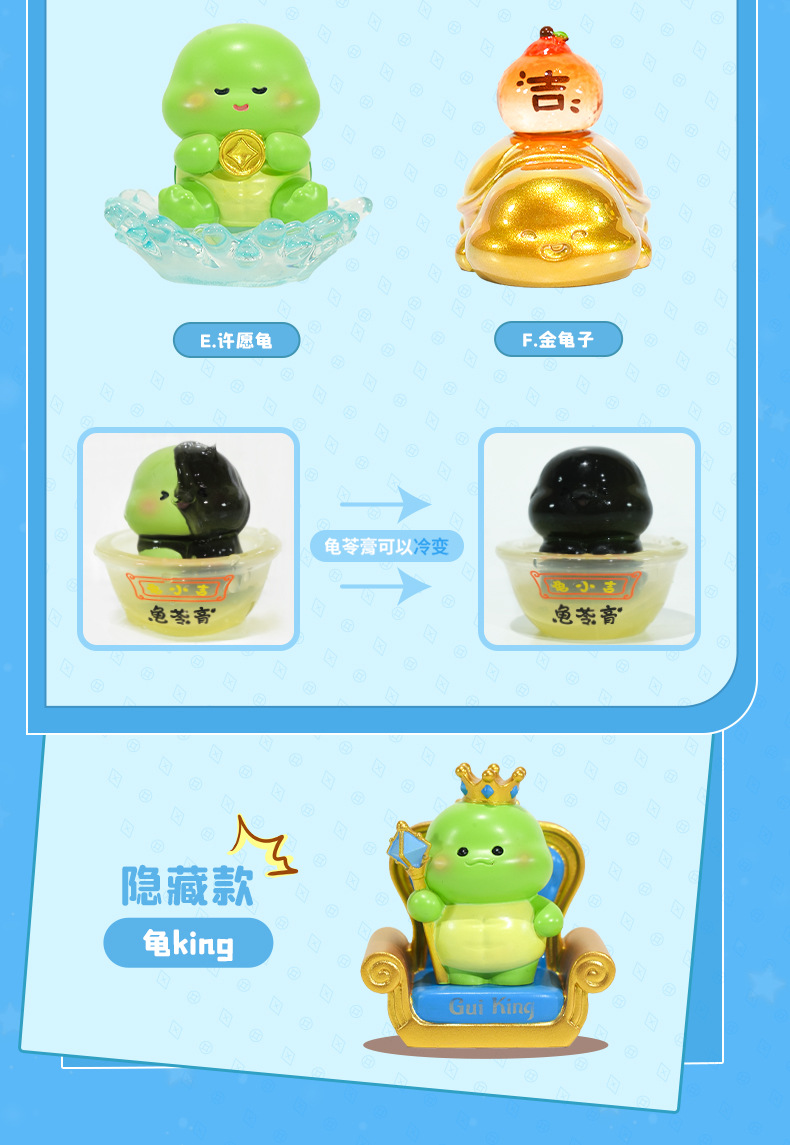 New Turtle Words and Noble Words blind box creative desktop decoration, office workstation decoration, emotional stability magic gift pic 3