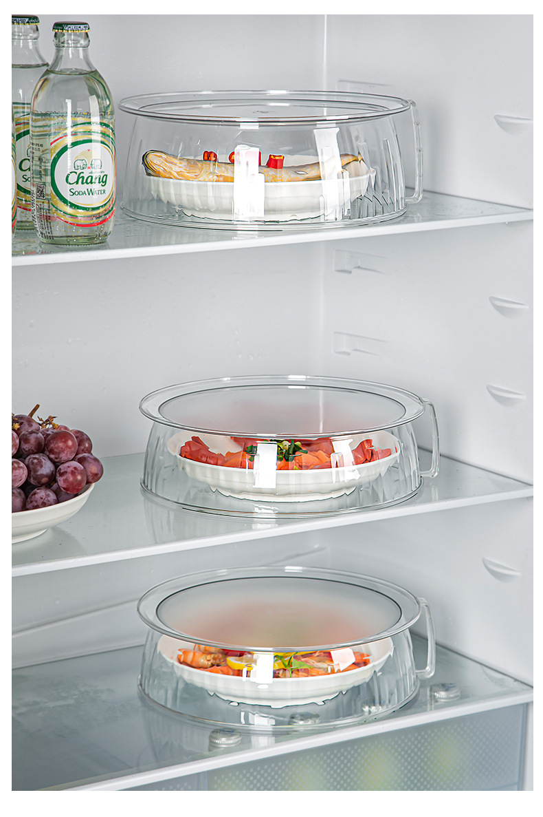Microwave splash-proof lid, high-temperature resistant bowl lid, household food cover, food-grade plastic, special for microwave heating lid pic 19