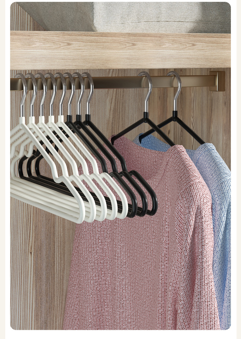 加粗防滑衣架10个多款可选详情21