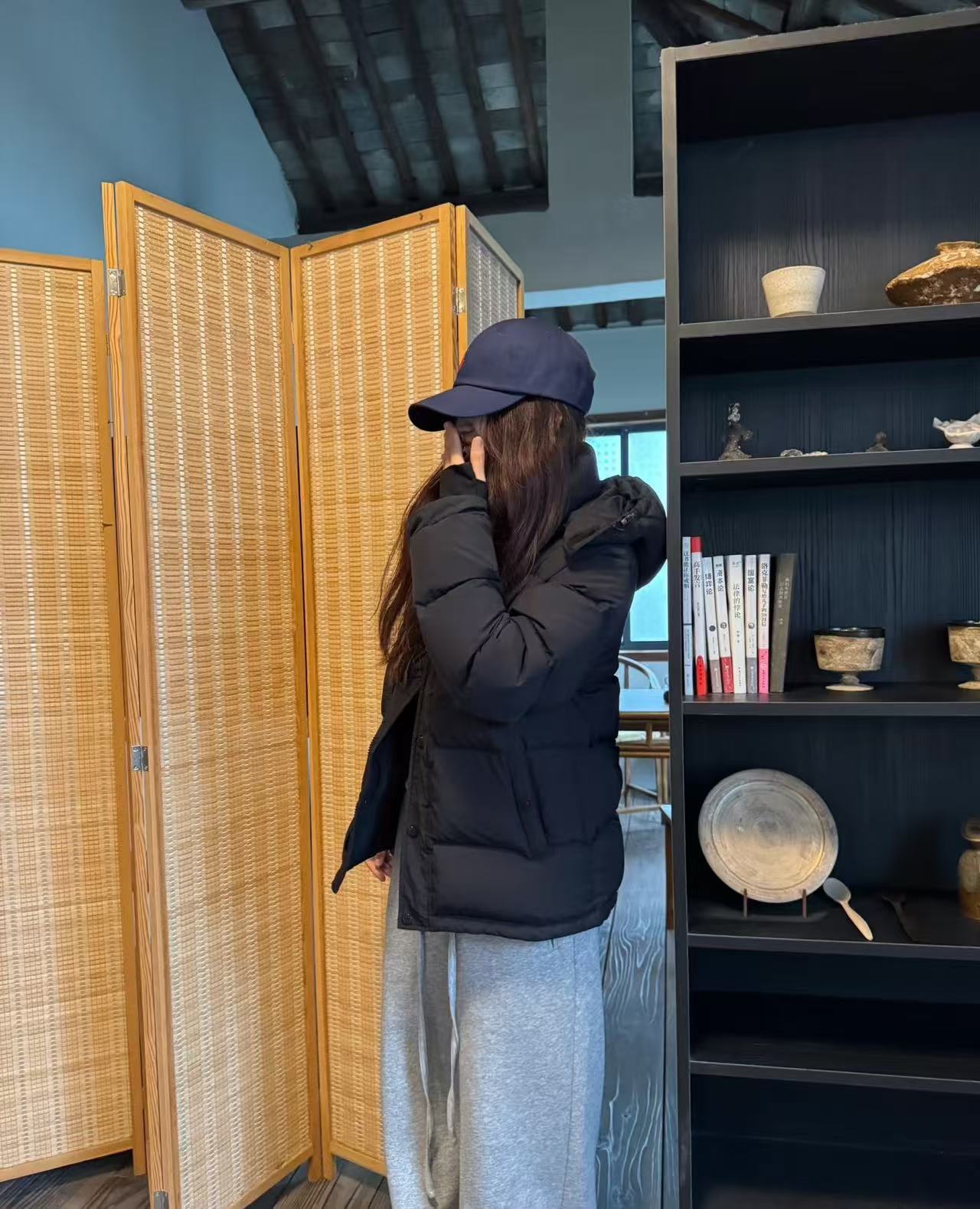 lulu同款泡芙五格杜邦三防可溯源90白鸭绒羽绒服女短款防寒面包服详情23