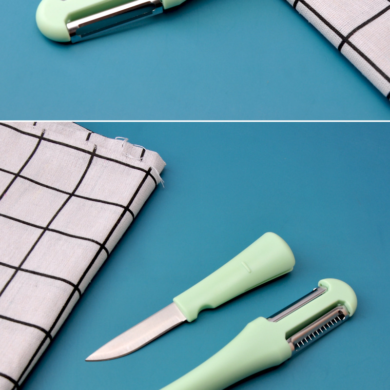 新款多功能三合一削皮刀便捷式家用削皮器瓜果刨水果刀刨丝器瓜刨详情12