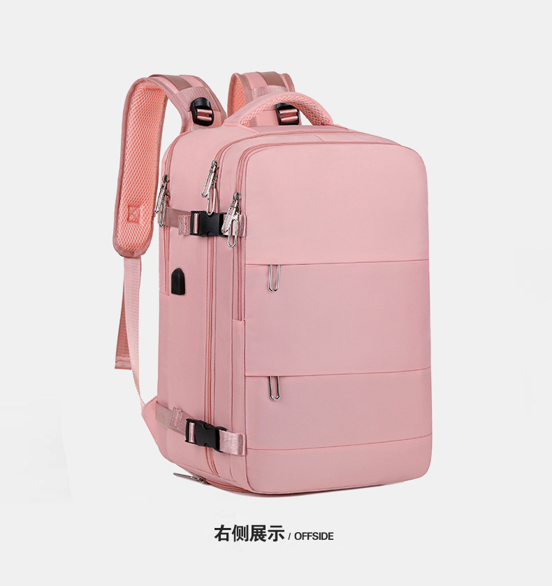 跨境高级感双肩背包干湿多功能防水大容量背包商务休闲电脑双肩包详情28