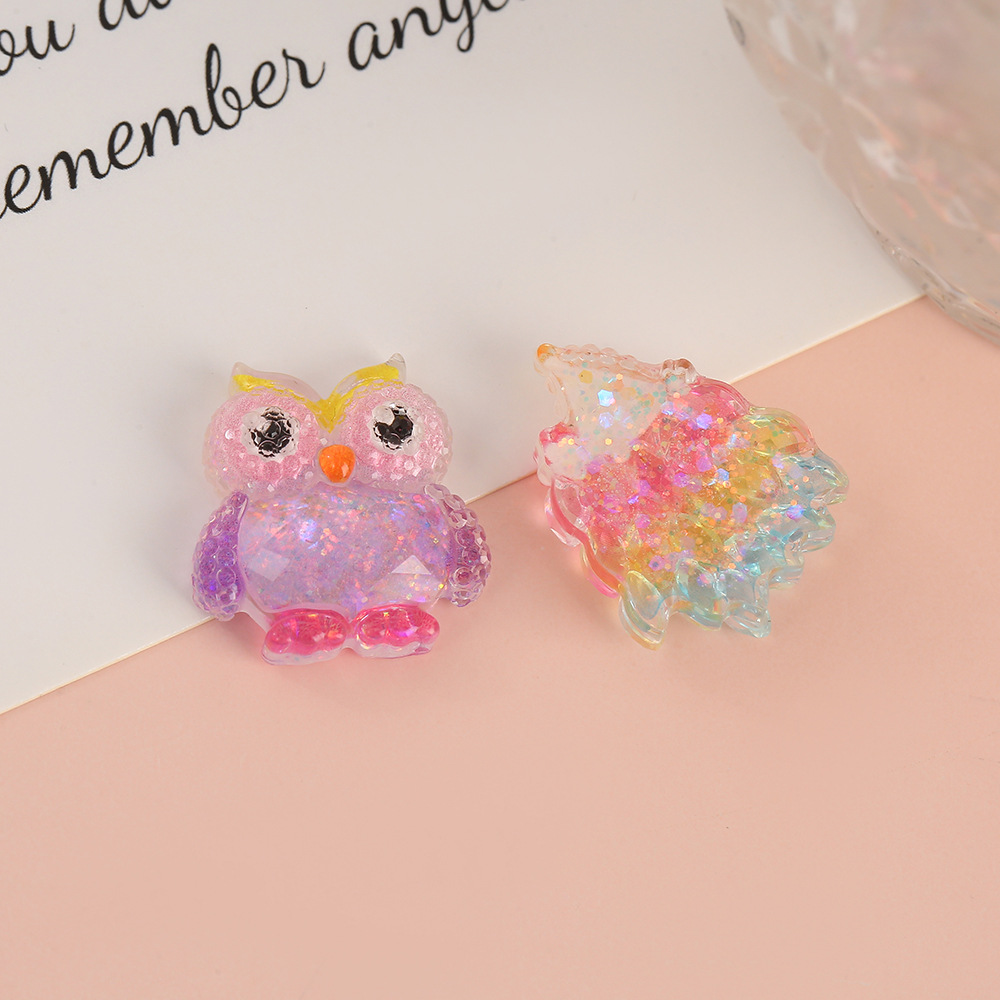 New high-transparency and cute little hedgehog epoxy resin AB glue accessories, hair strings, hair ornaments, water cup stickers, cream drop glue patches, in stock for wholesale pic 5