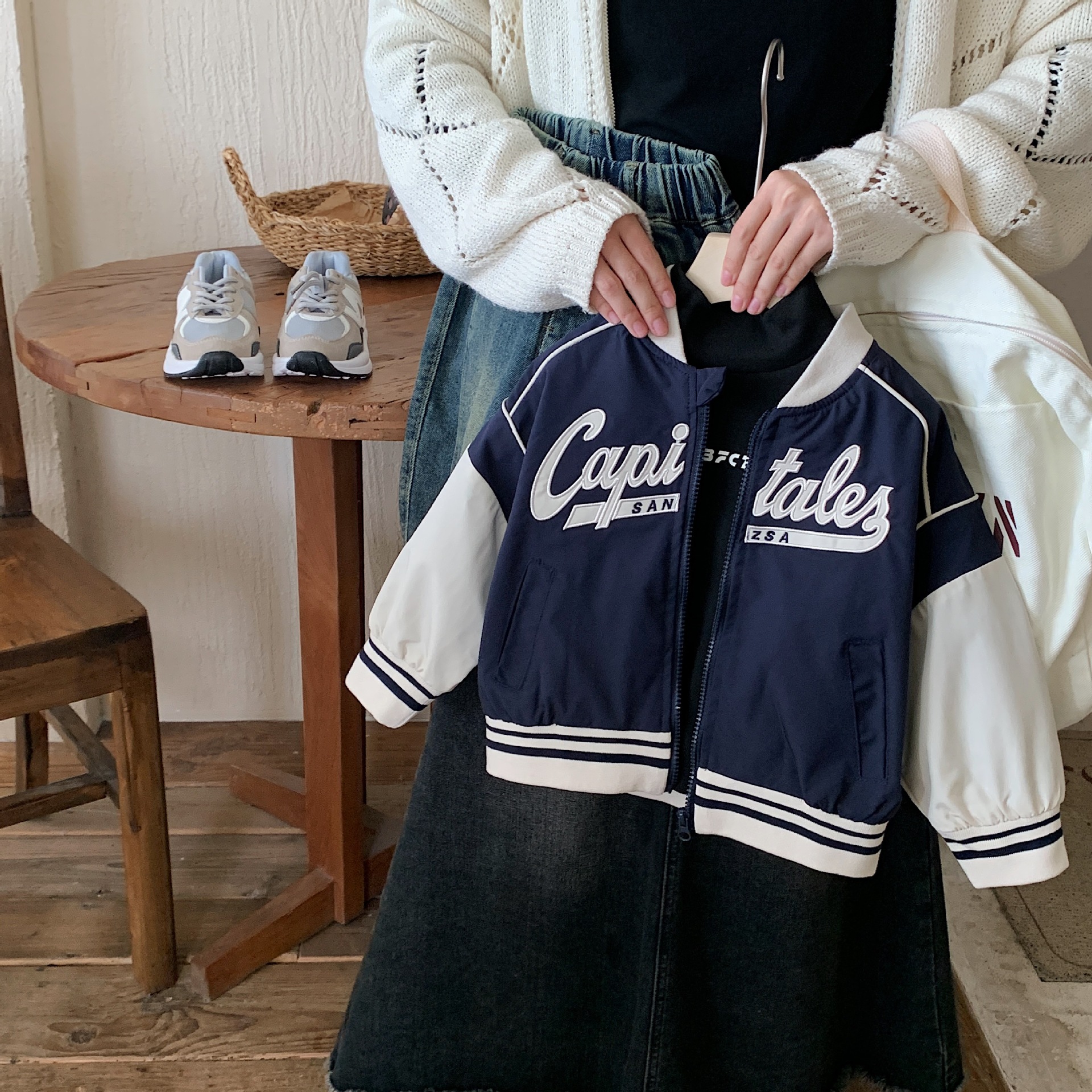 儿童秋季外套2025新款童装男童韩版棒球服拼色上衣宝宝休闲夹克潮详情8