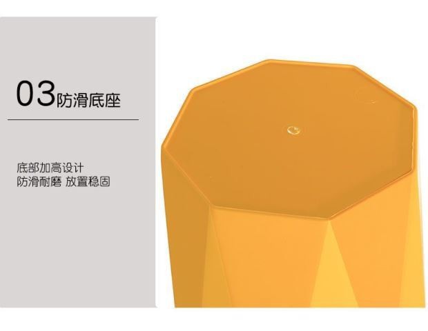Wholesale of Nordic creative and simple diamond household trash cans without LIDS, large wastebaskets for kitchens, living rooms, offices and hotels pic 17