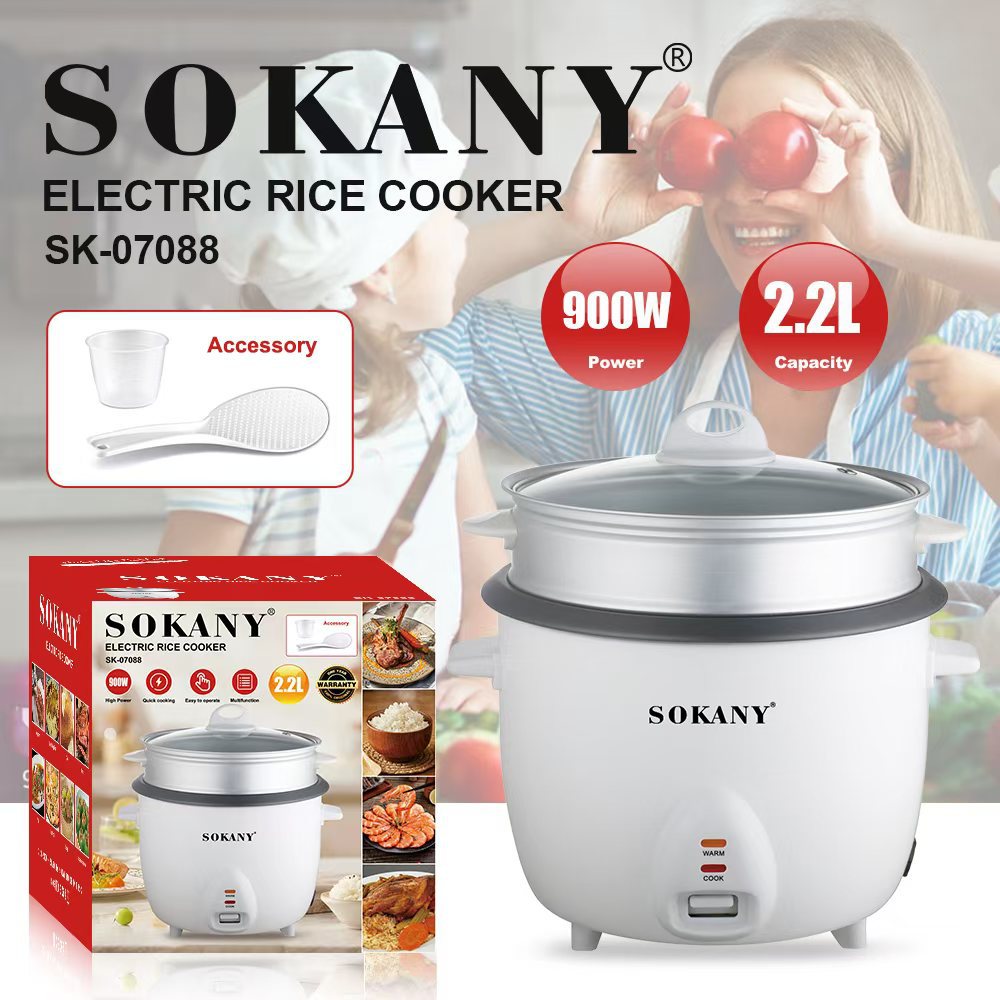 Cross-border SOKANY07088 ELECTRIC RICE COOKER Household Small 2.2L Electric Rice cooker pic 1