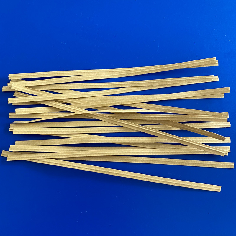 牛皮纸扎带烘培面包玩具餐具线材捆绑带牛皮铁丝扎线厂家直销详情7