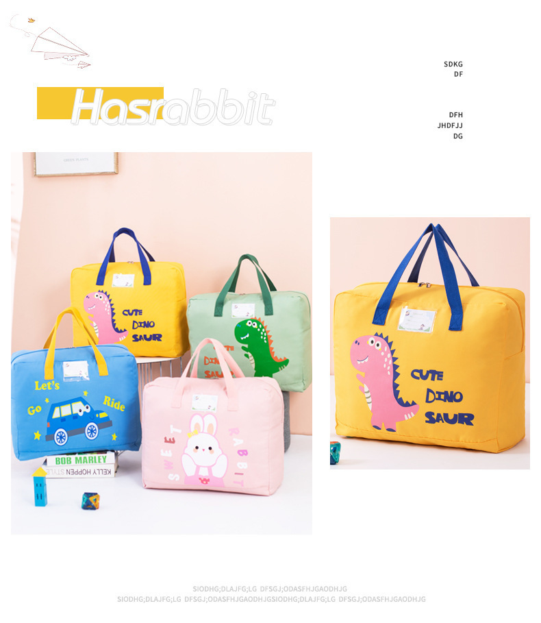 Kindergarten colcha bolsa de almacenamiento cartoon oxford cloth bolsa de colcha para niños venta al por mayor kindergarten colcha bolsa de almacenamiento pic 16