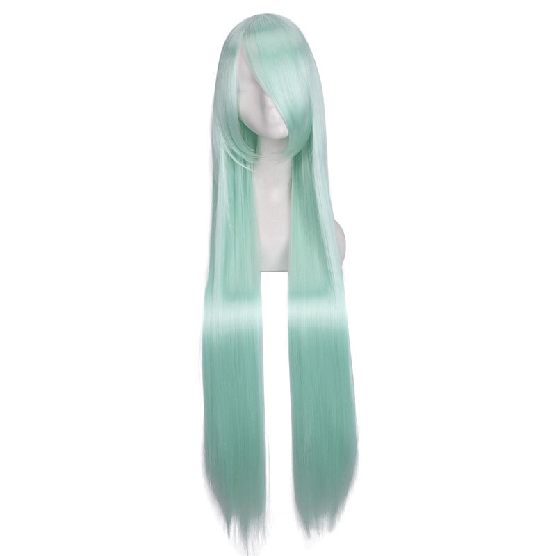 Anime wigs, European and American 100CM wigs, cosplay all-purpose long straight hair for women, multi-color long straight hair manufacturer wholesale pic 17