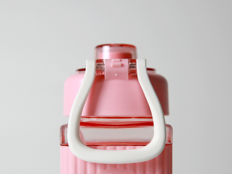 亚马逊创意水杯弹盖手提方形水杯 男户外运动直饮水壶 学生太空杯详情14