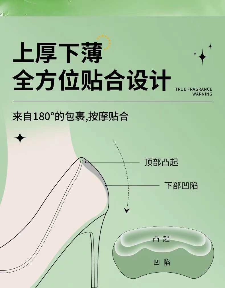 Silicone heel patch shoes have been significantly reduced to prevent heel drop, loafers have anti-friction heel patches, and high heels have cowhide half-size pads pic 7
