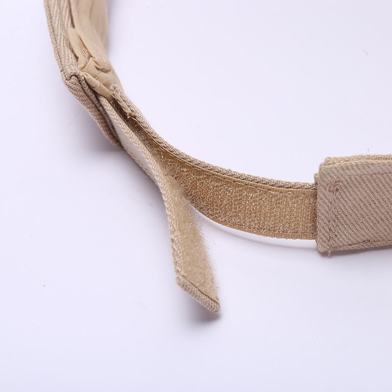 2022 New outdoor outing solid color versatile breathable top cap Simple and casual no-top cotton and linen sun hat pic 8