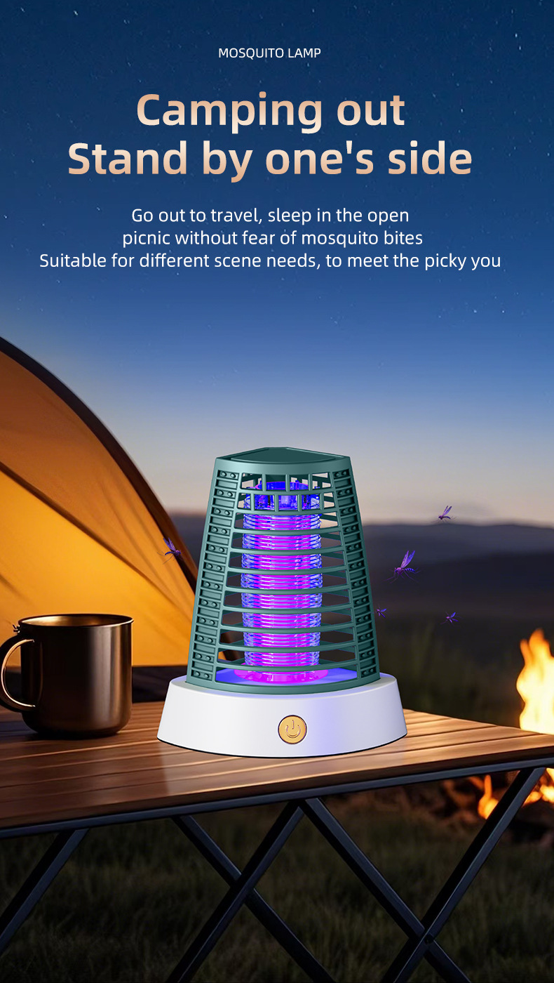 Cross-border bestsellers: Electric mosquito repellent, household mosquito repellent, outdoor camping lamp, rechargeable lighting mosquito repellent pic 11