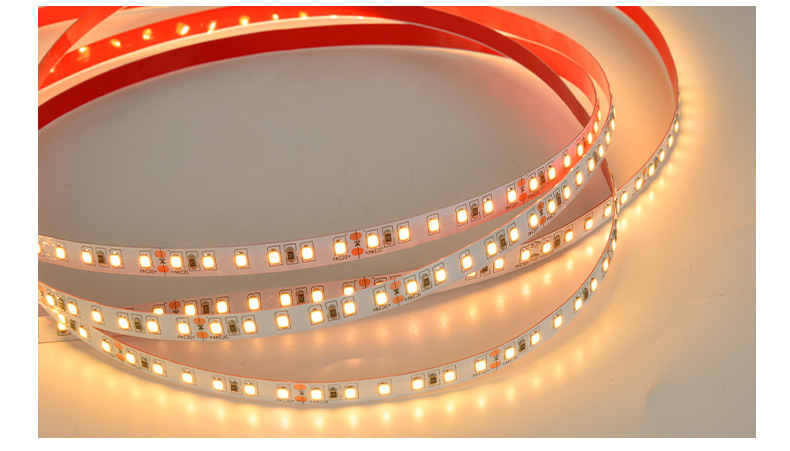 LED低压灯带24V2835贴片自粘120灯家装吊顶橱柜高显指线形灯条详情10