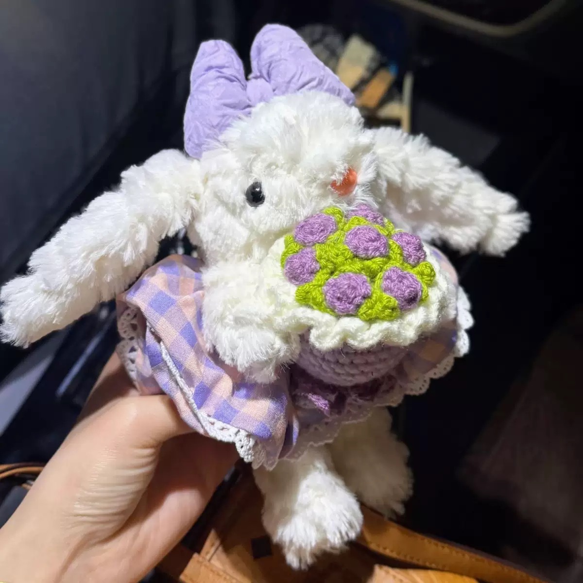 垂耳兔毛绒玩具钥匙扣挂件兔子情侣书包小挂饰生日礼物娃娃机公仔详情18