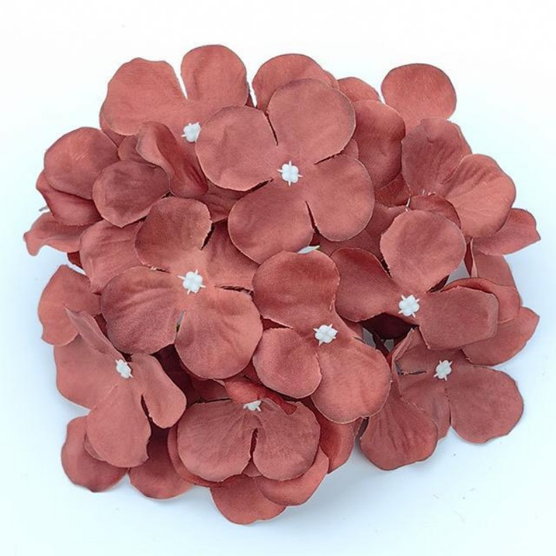 仿真绣球花头婚庆花墙路引罗马柱装饰插花道具材料绢布假绢花批发详情18