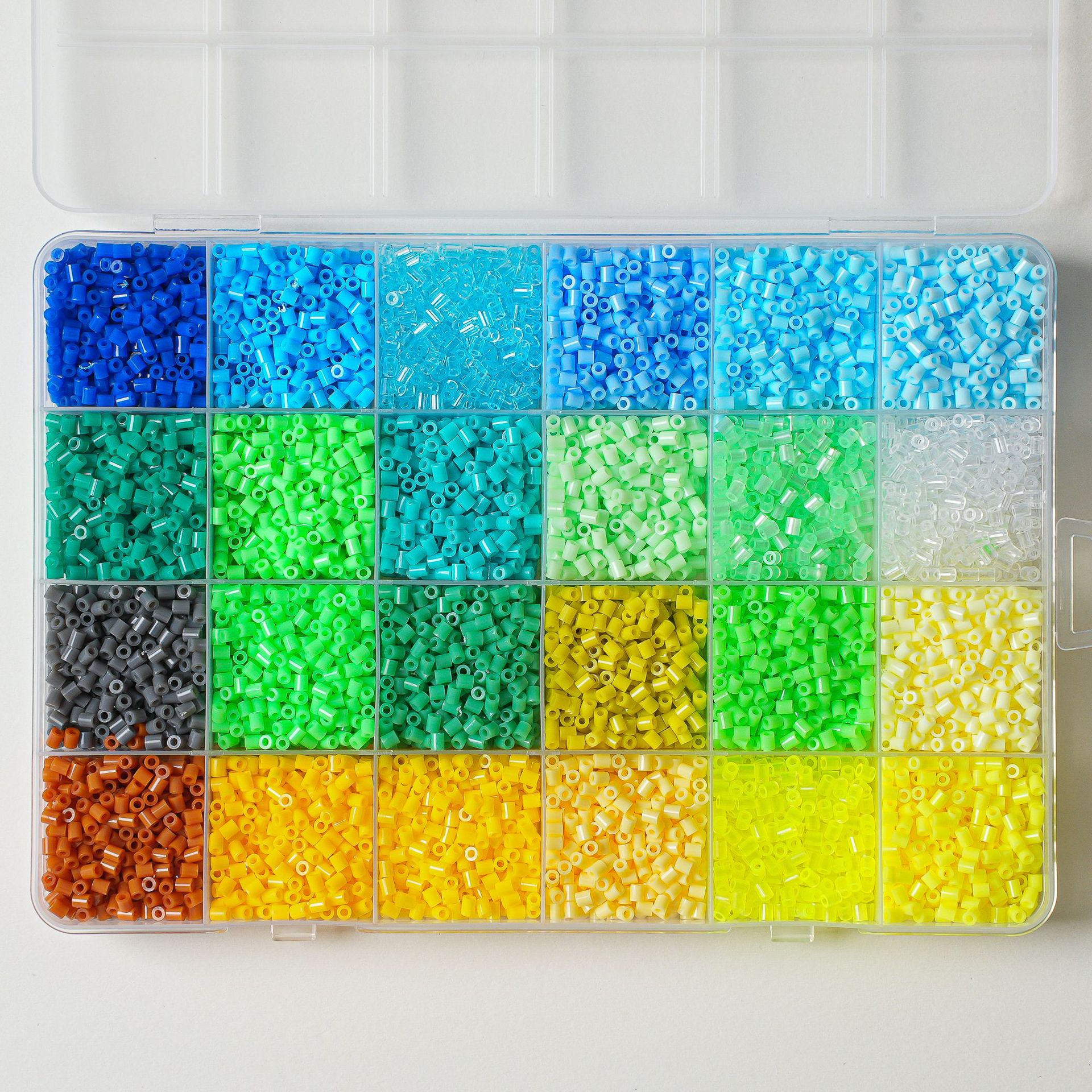 24-compartment Pinduoduo Bean Supplement Pack, 3D Fusion Bean Set Supplement Pack, 2.6mm Pinduoduo mard, same color number pic 6