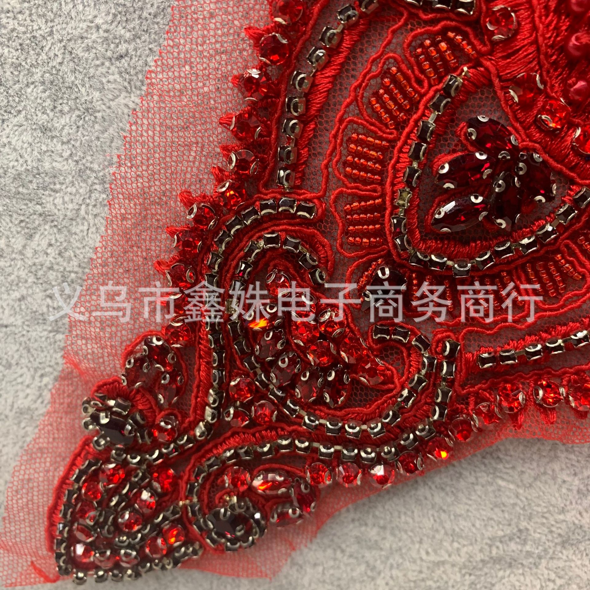 DIY hand-sewn rhinestone clothing accessory stickers for evening dress accessories pic 8