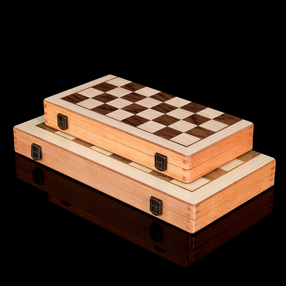 无磁性红木二合一国际象棋跳棋木质含双后专业级棋牌桌游玩具厂家外贸详情9