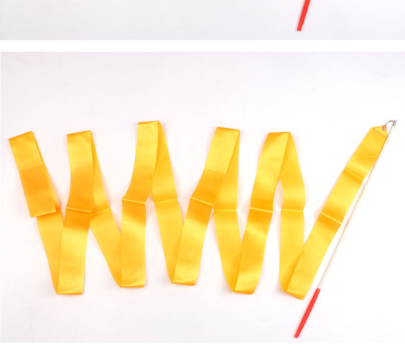 体操彩带4米3米2米彩带七彩跳舞彩带艺术体操运动健身彩带飘带现详情9