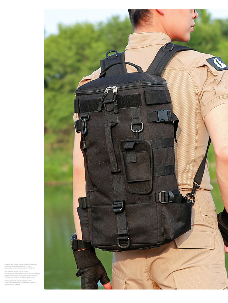 The water-resistant waterway sub-bag is a multi-functional large-capacity dry-wet separation fishing bag that can be attached with fishing gear and backpacks pic 29