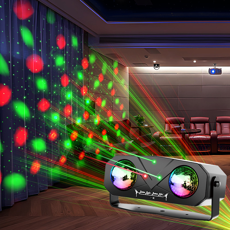 跨境舞台灯厂家七彩旋转酒吧氛围灯LED水波纹灯KTV迪斯科灯激光灯详情14