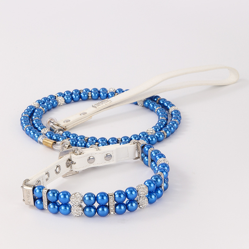 Wholesale of pet collars, drawstrings, neck rings, pearl cat necklaces, small and medium-sized dog rings, and neck rings pic 6