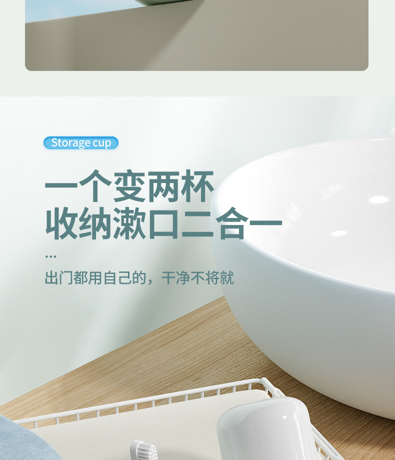 ETRAVEL易旅旅行洗漱杯牙刷杯出差牙刷牙膏套装收纳盒便携旅行杯详情13