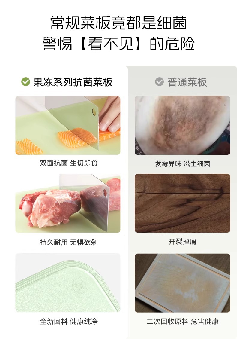 康巴赫菜板抗菌家用切水果专用砧板厨房切菜板案板婴儿辅食小菜板详情2