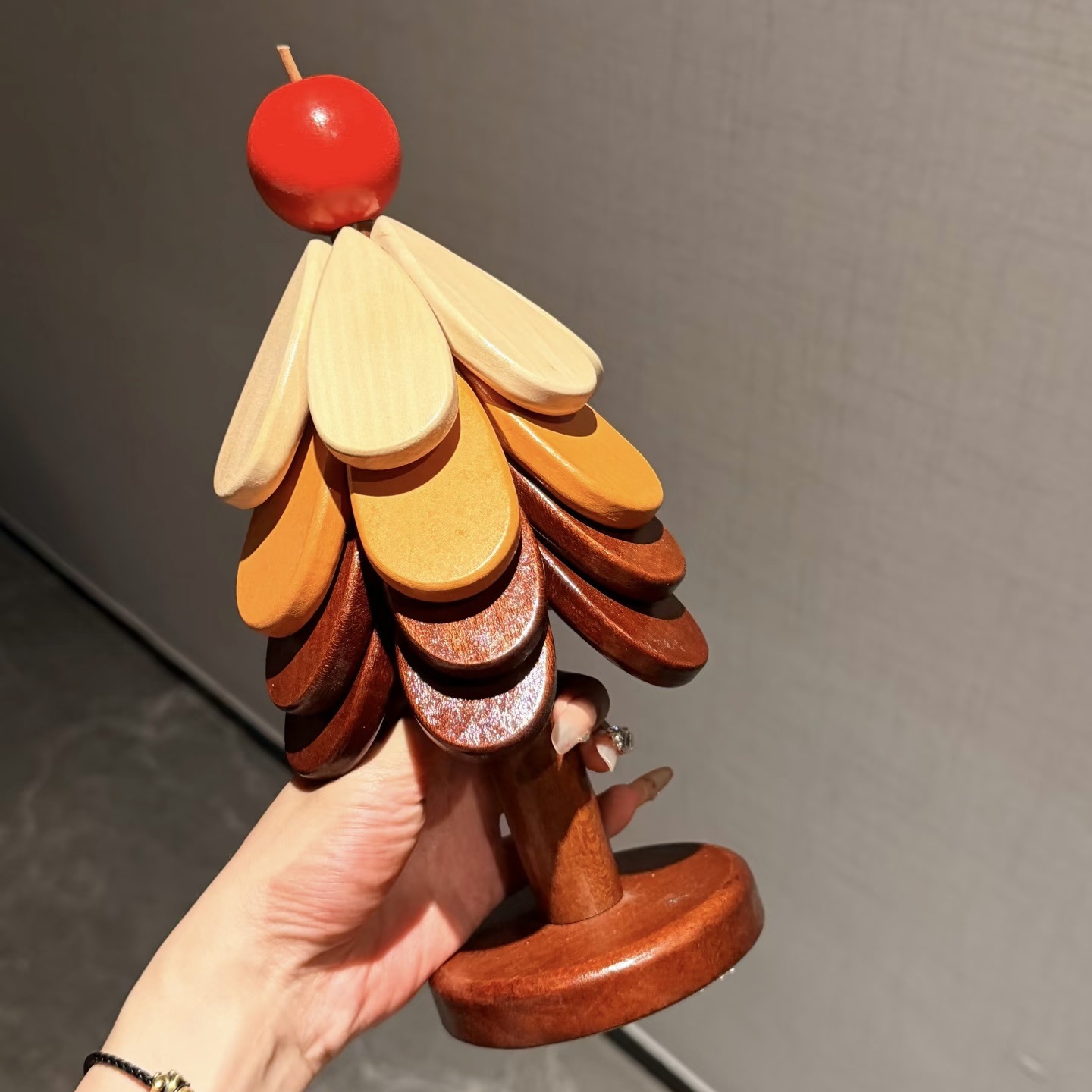 圣诞树隔热垫创意餐垫杯垫全实木防烫耐高温锅垫餐边柜摆件装饰品详情3