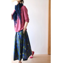 Vestido de verano ligero suave bebé elefante estampado camiseta de algodón mujer 22328 una generación de cabello pic 12