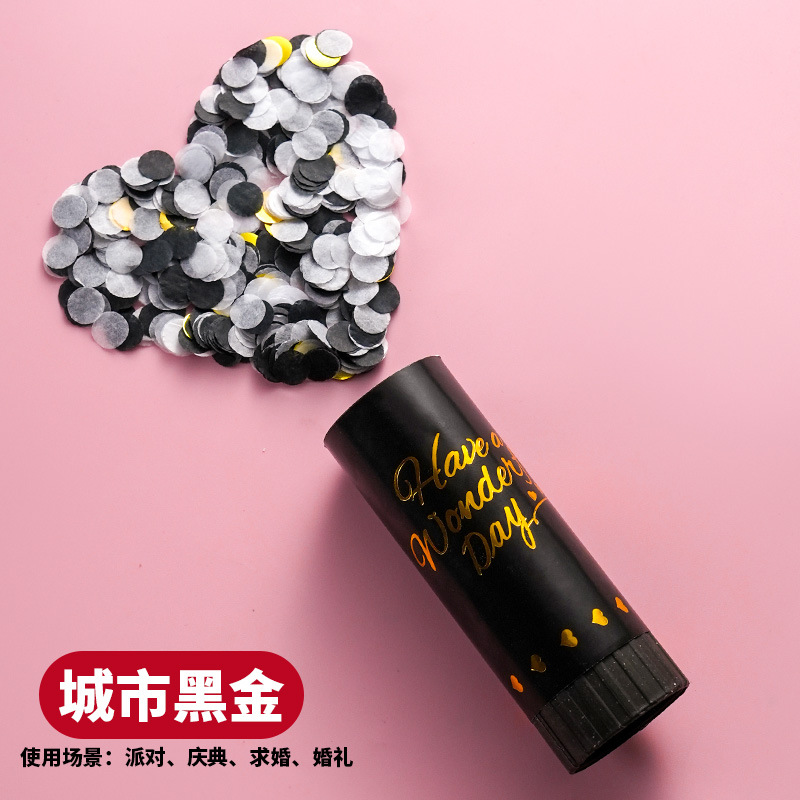 手持小礼炮生日蛋糕派对庆祝氛围道具手拧喷花筒婚礼甜品台礼花炮详情4