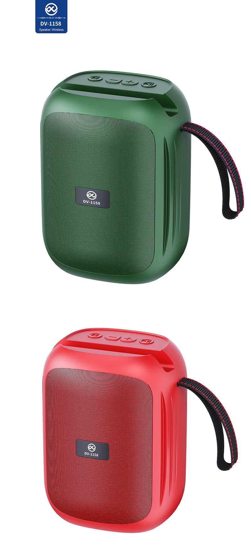 2025 New Bluetooth speaker, small outdoor music player, Cross-border player, improve sound quality, Bluetooth speaker gift pic 7