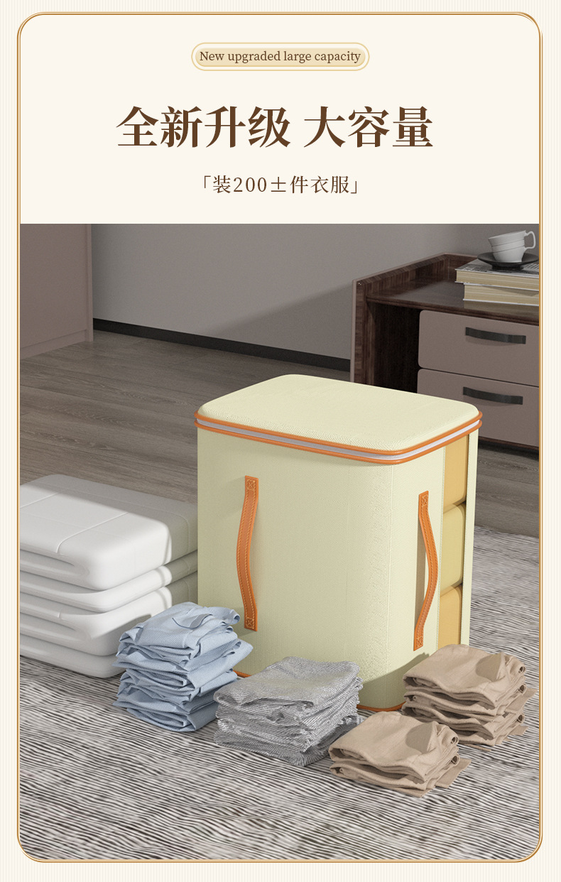 衣服被子收纳袋装棉被子整理袋大容量可视被褥袋衣柜四件套收纳袋详情4