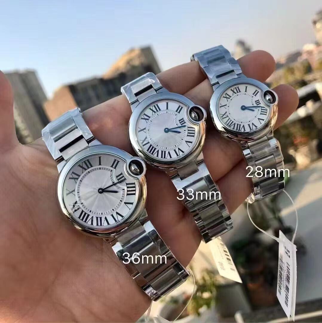 跨境轨道蝶飞三针典雅灰盘蓝针钢带皮带N厂玫瑰金情侣机械表批发详情1