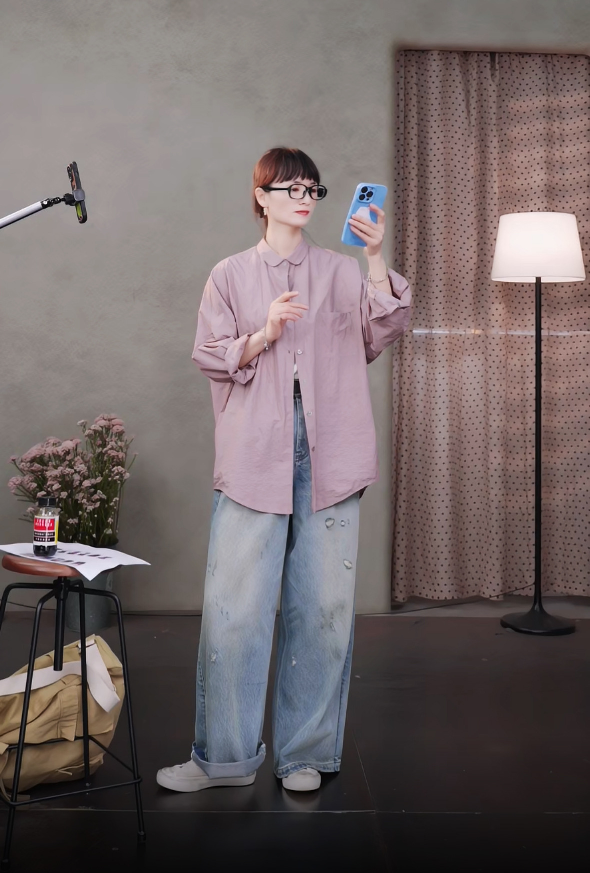 【 Random Thoughts 】 Summer Storm Ripped Heavy Washed jeans straight-leg pants for all four seasons pic 16