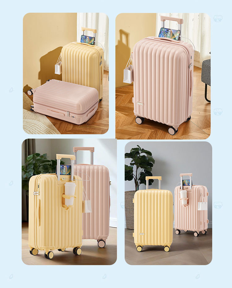 行李箱多功能24寸女ins学生高颜值拉杆箱小清新耐用旅行密码箱男详情15