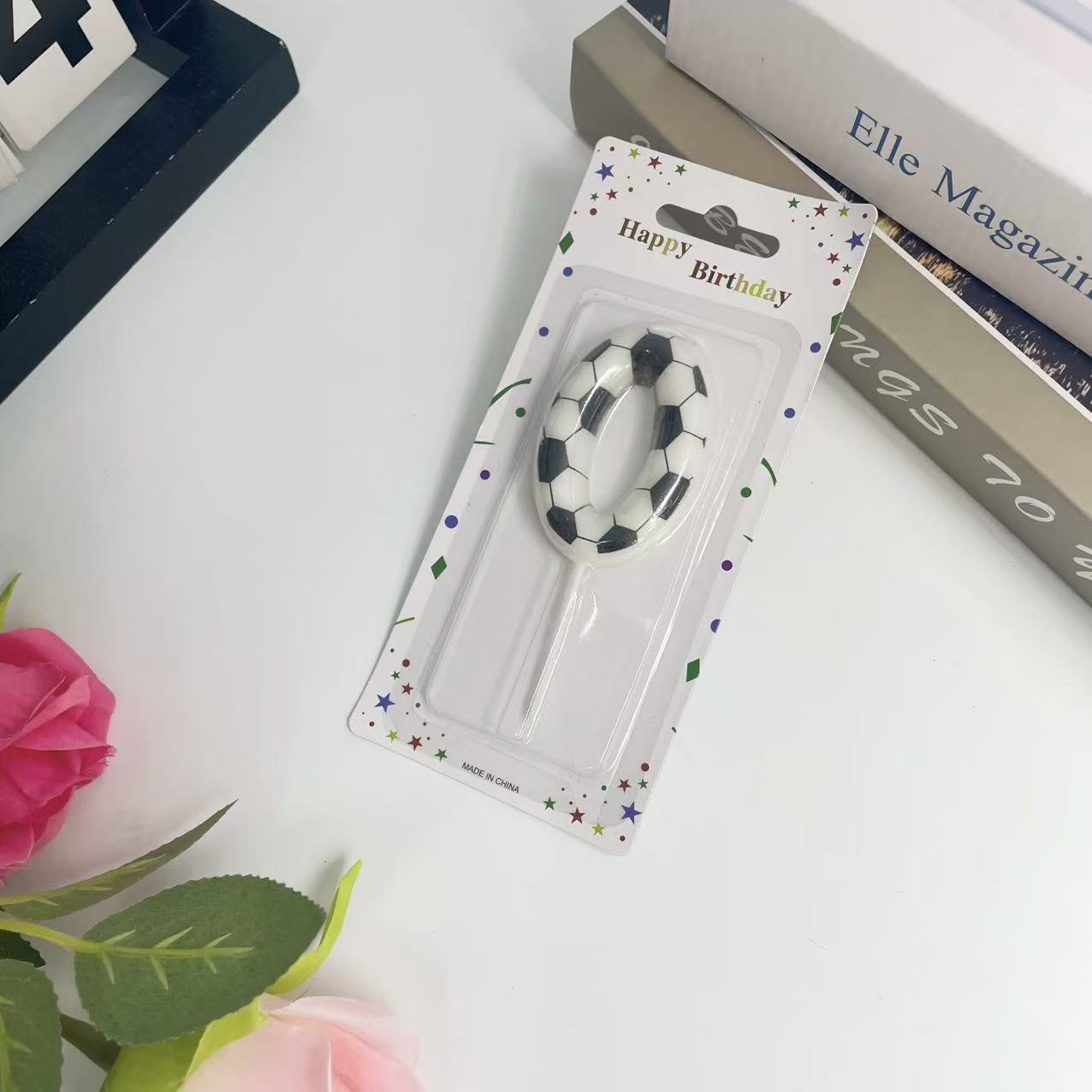 跨境足球主题数字蜡烛世界杯0-9生日蜡烛足球蛋糕装饰派对用品详情5